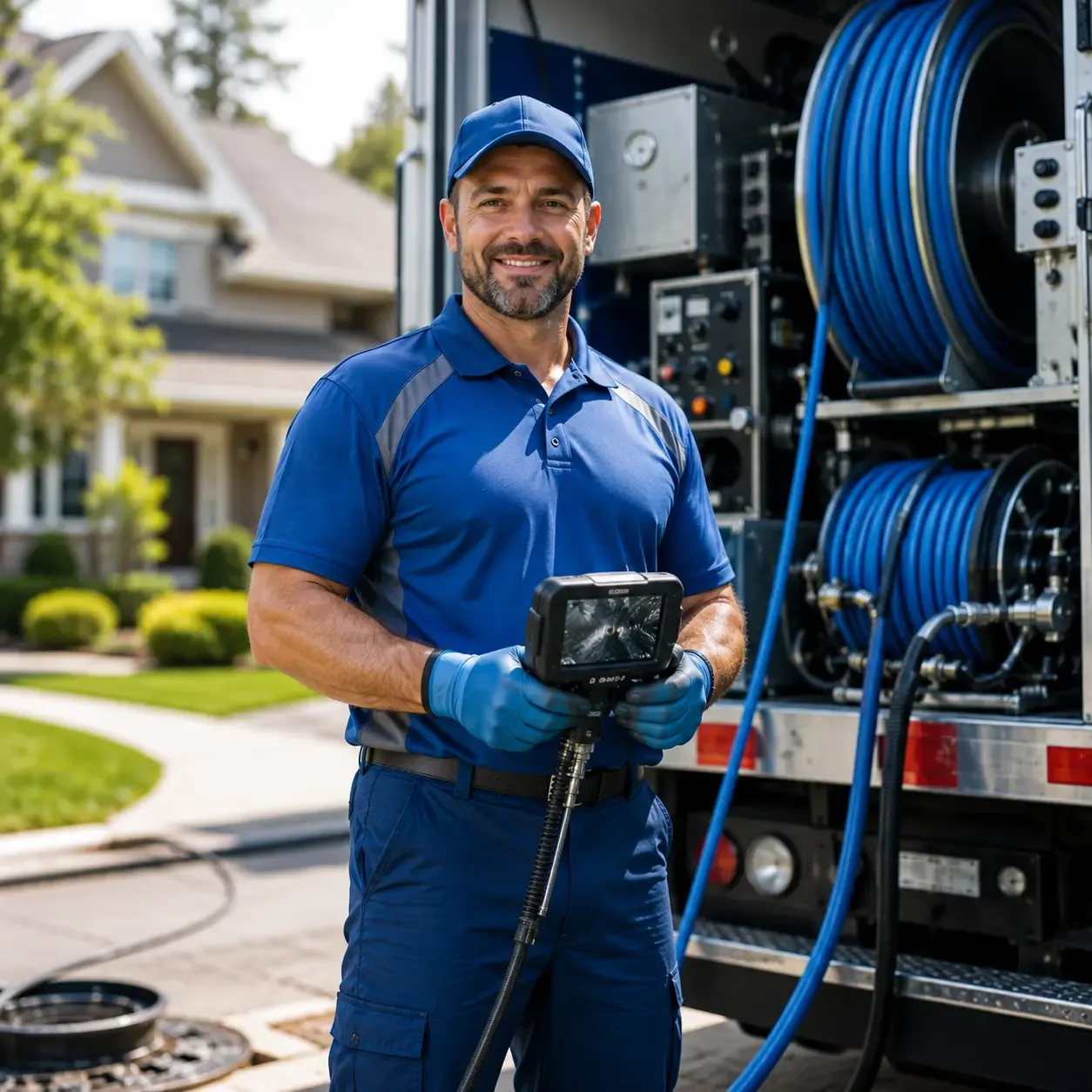 Local outdoor drain cleaning specialists in New Berlin, WI